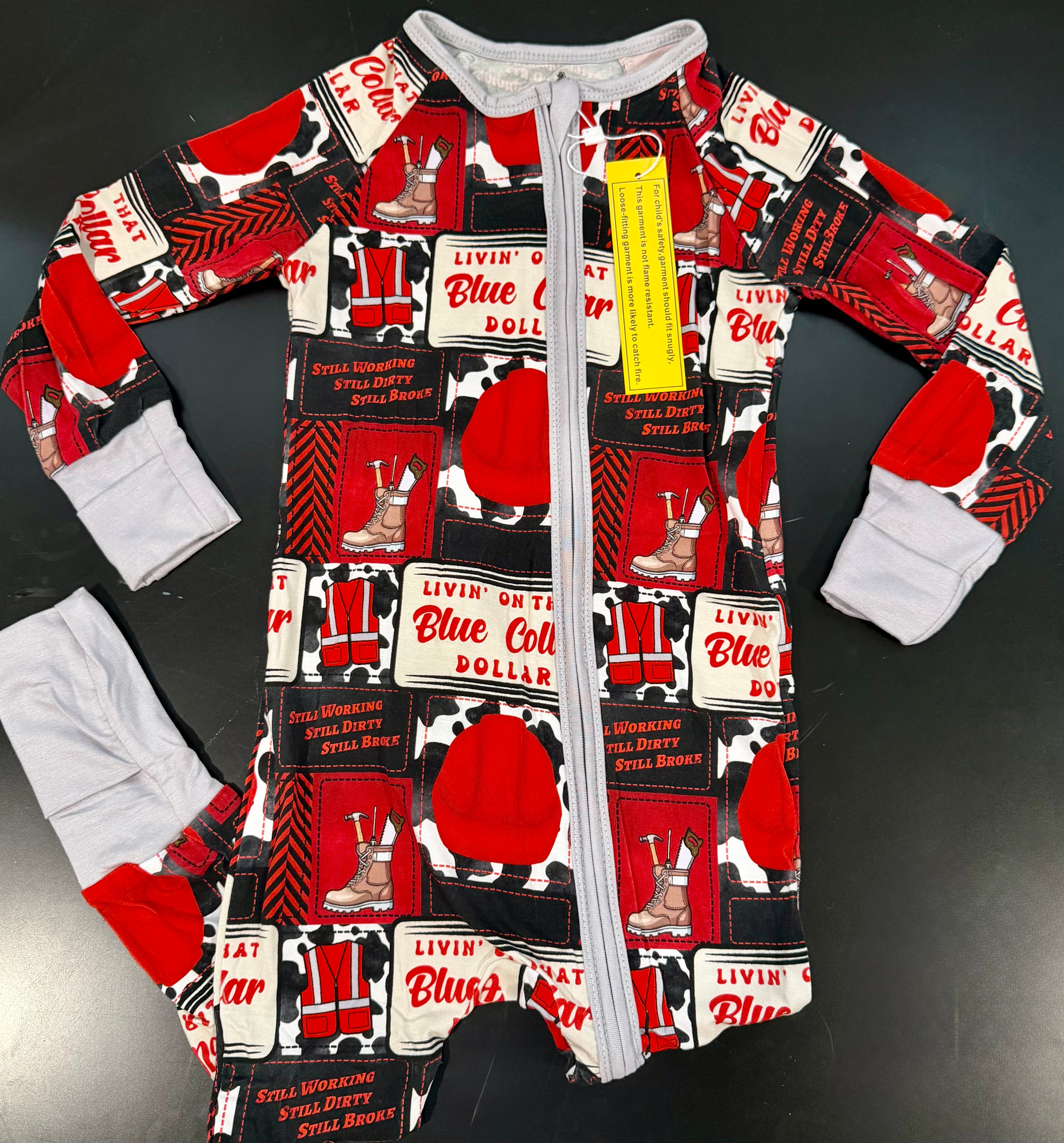 Blue Collar Dollar Bamboo Zippy