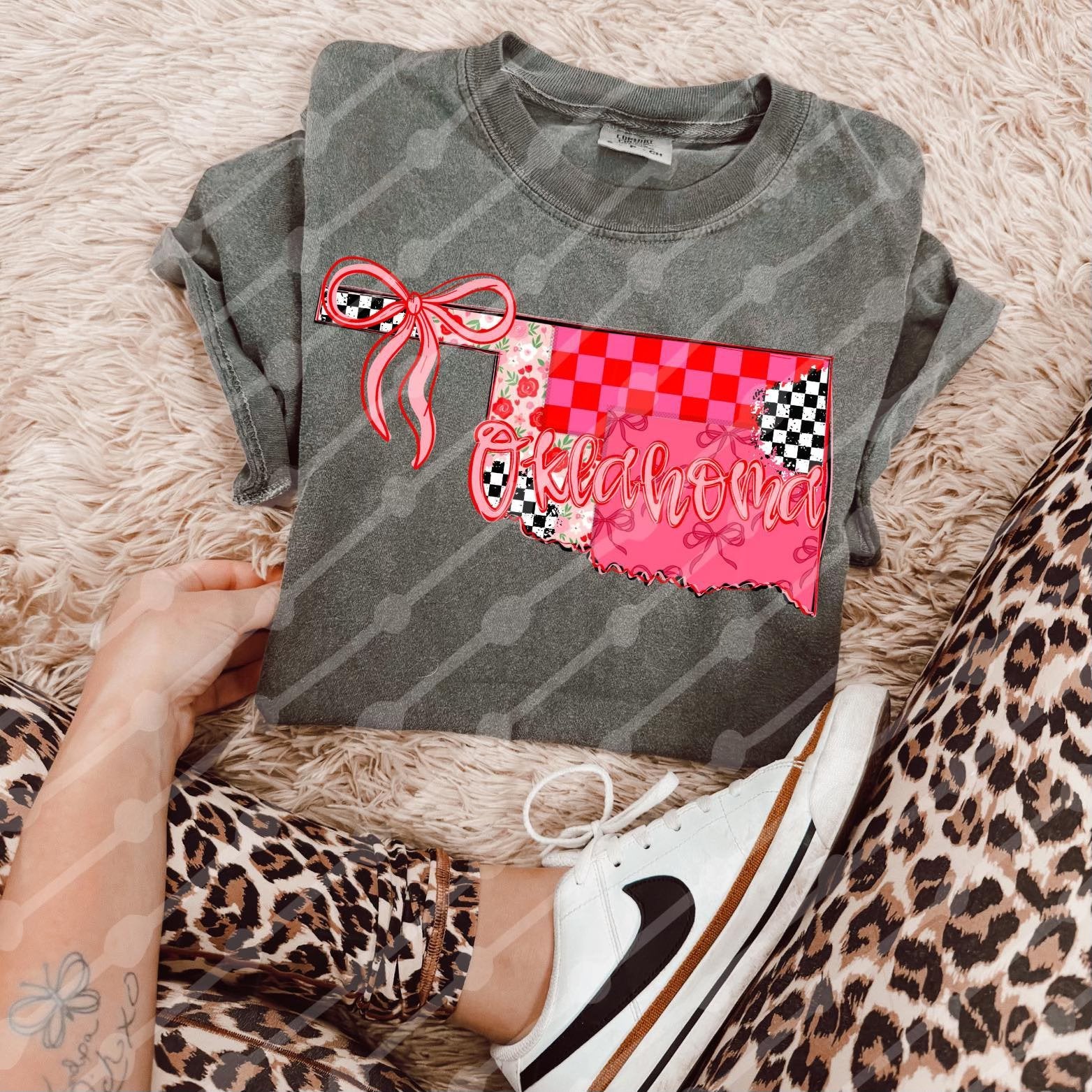 Oklahoma Patchwork tee or sweatshirt