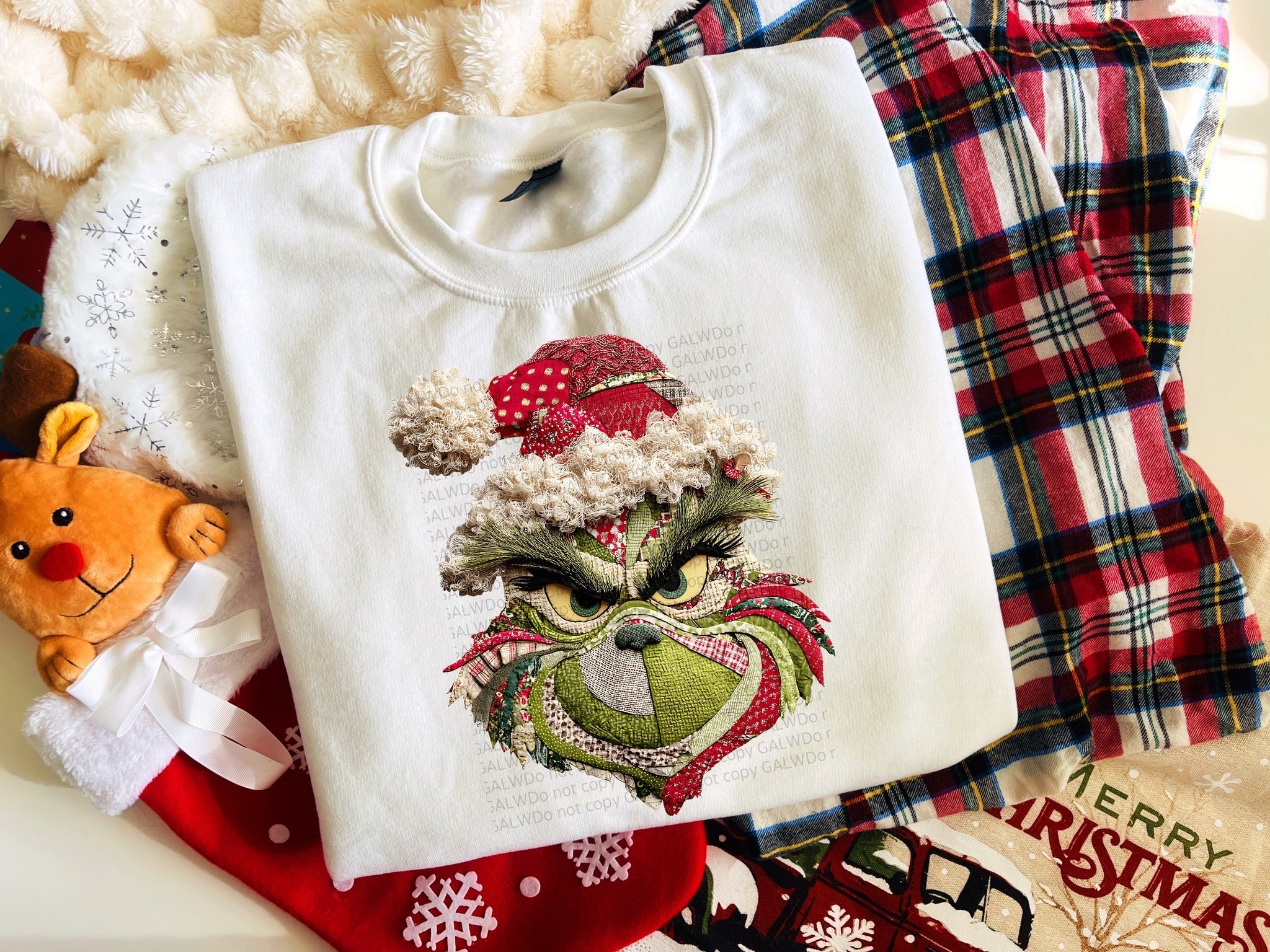 Quilted Green man tee or sweatshirt