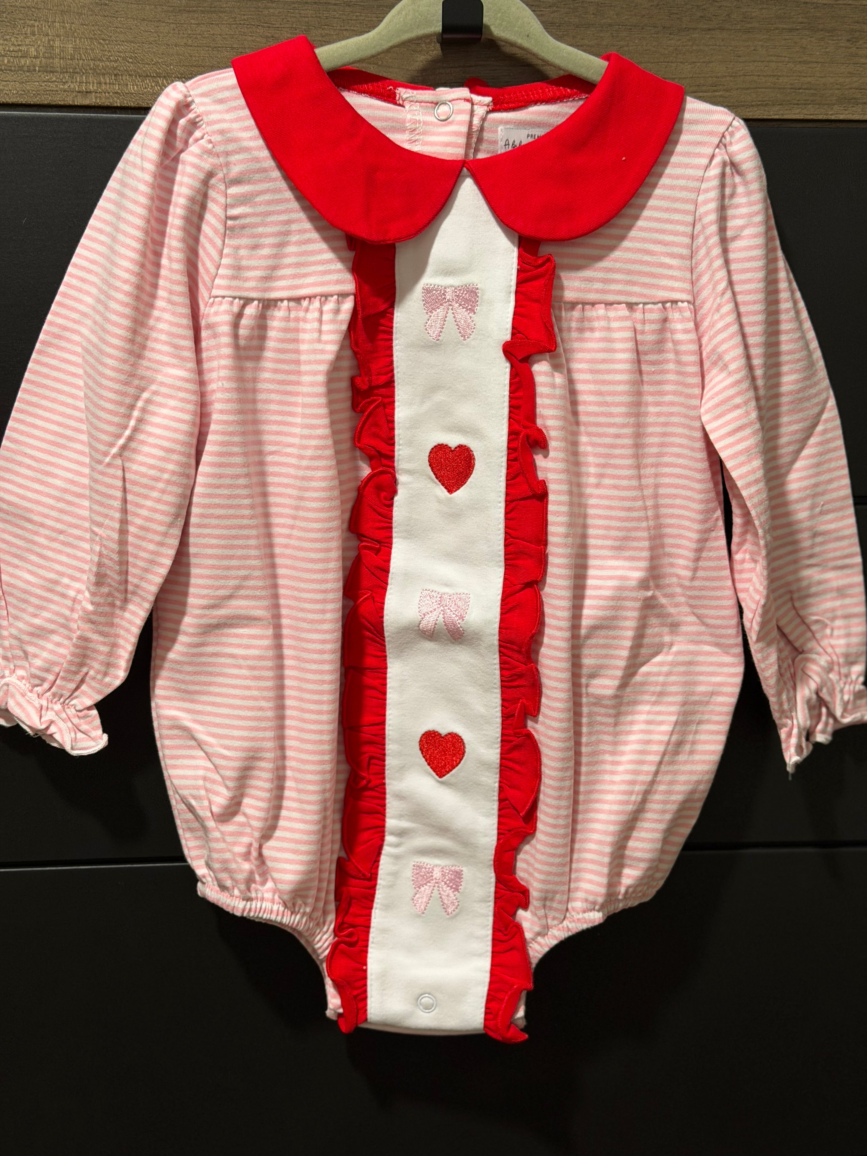 Heart Embroidered Bubble