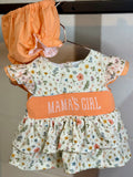 Mamas Girl Smocked Bloomer Set