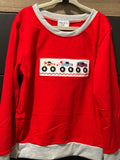 Boys Truck Embroidered Top