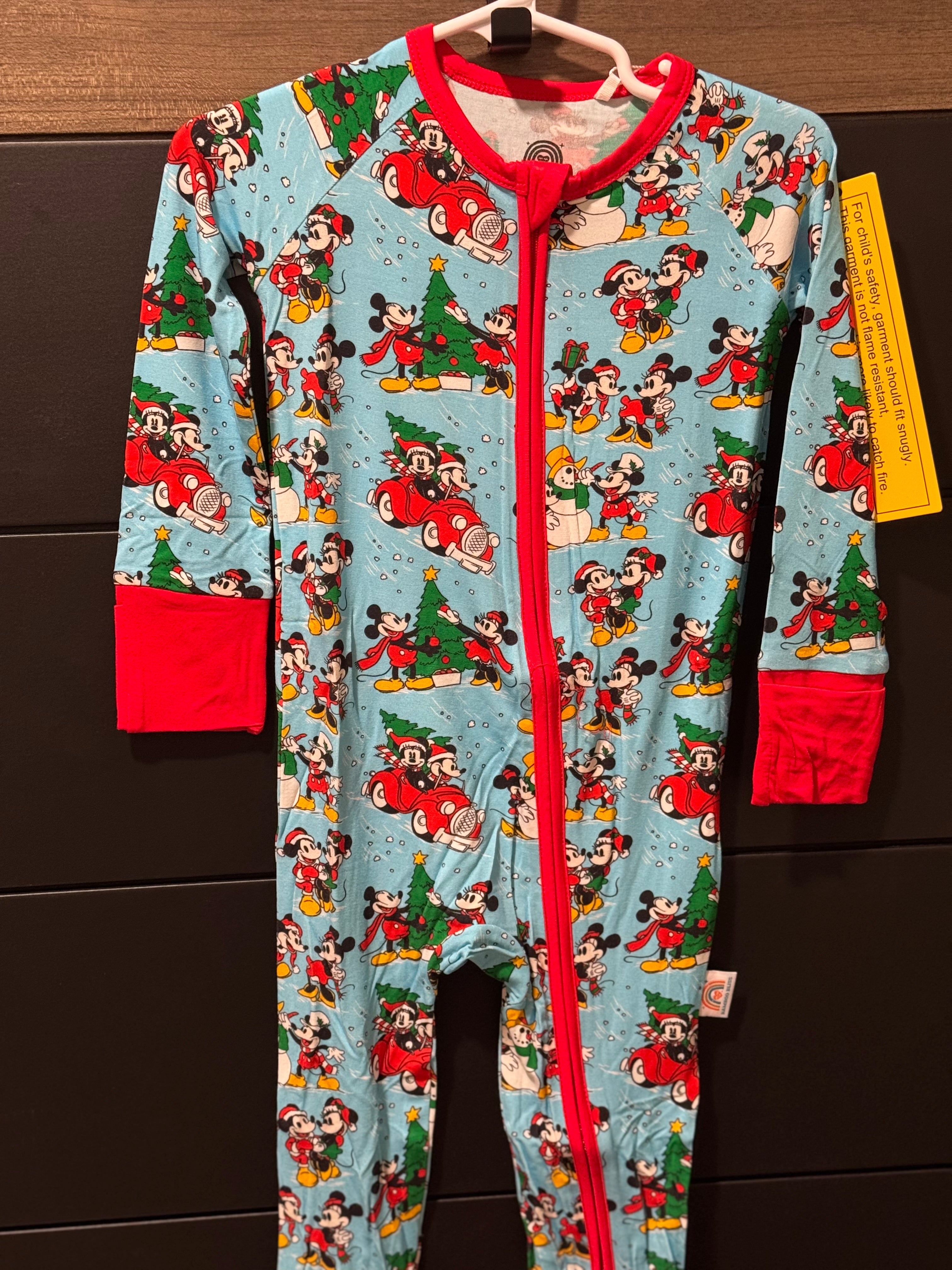 Mickey Christmas Bamboo Zippy