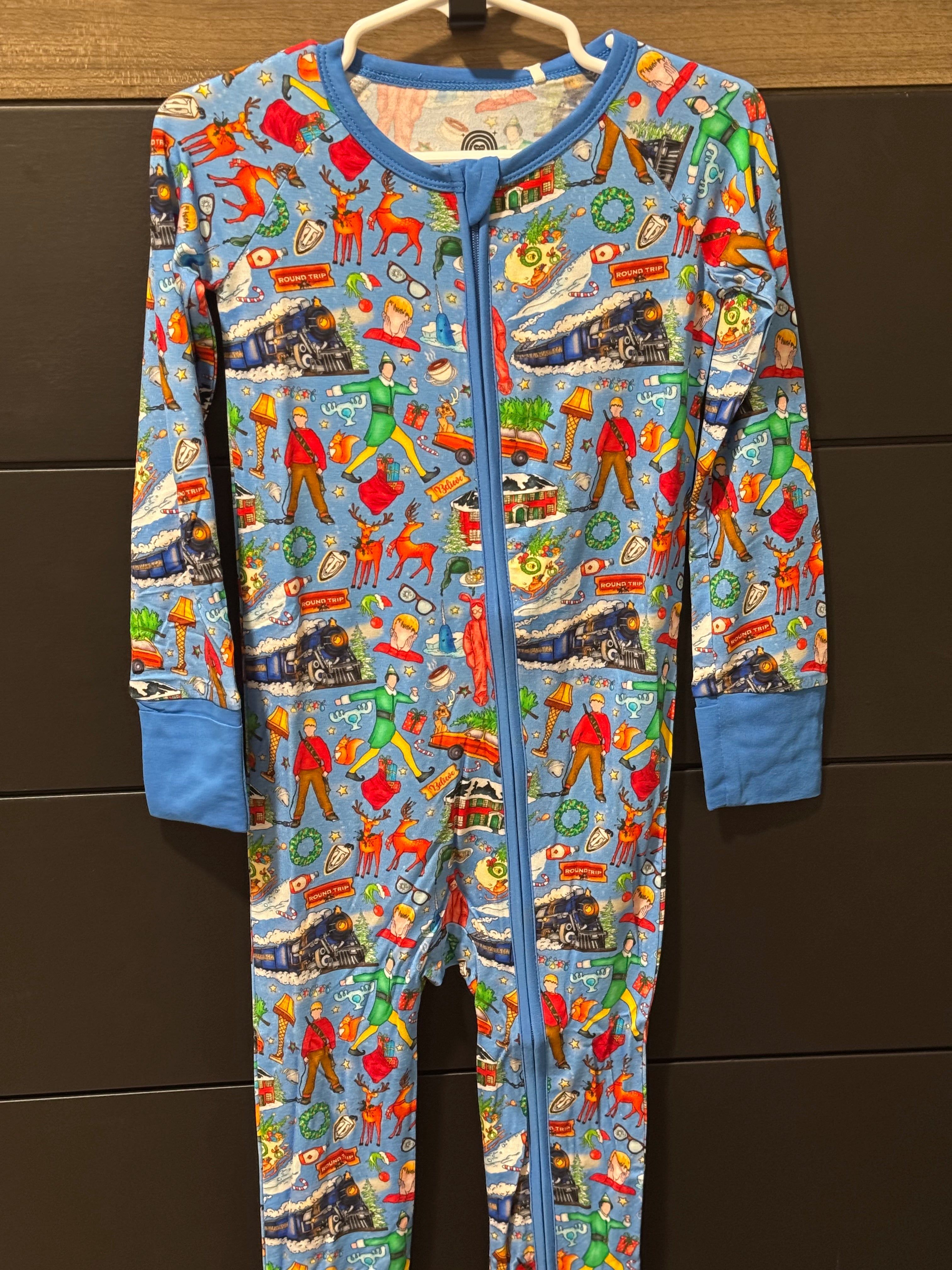 Classic Christmas bamboo zippy