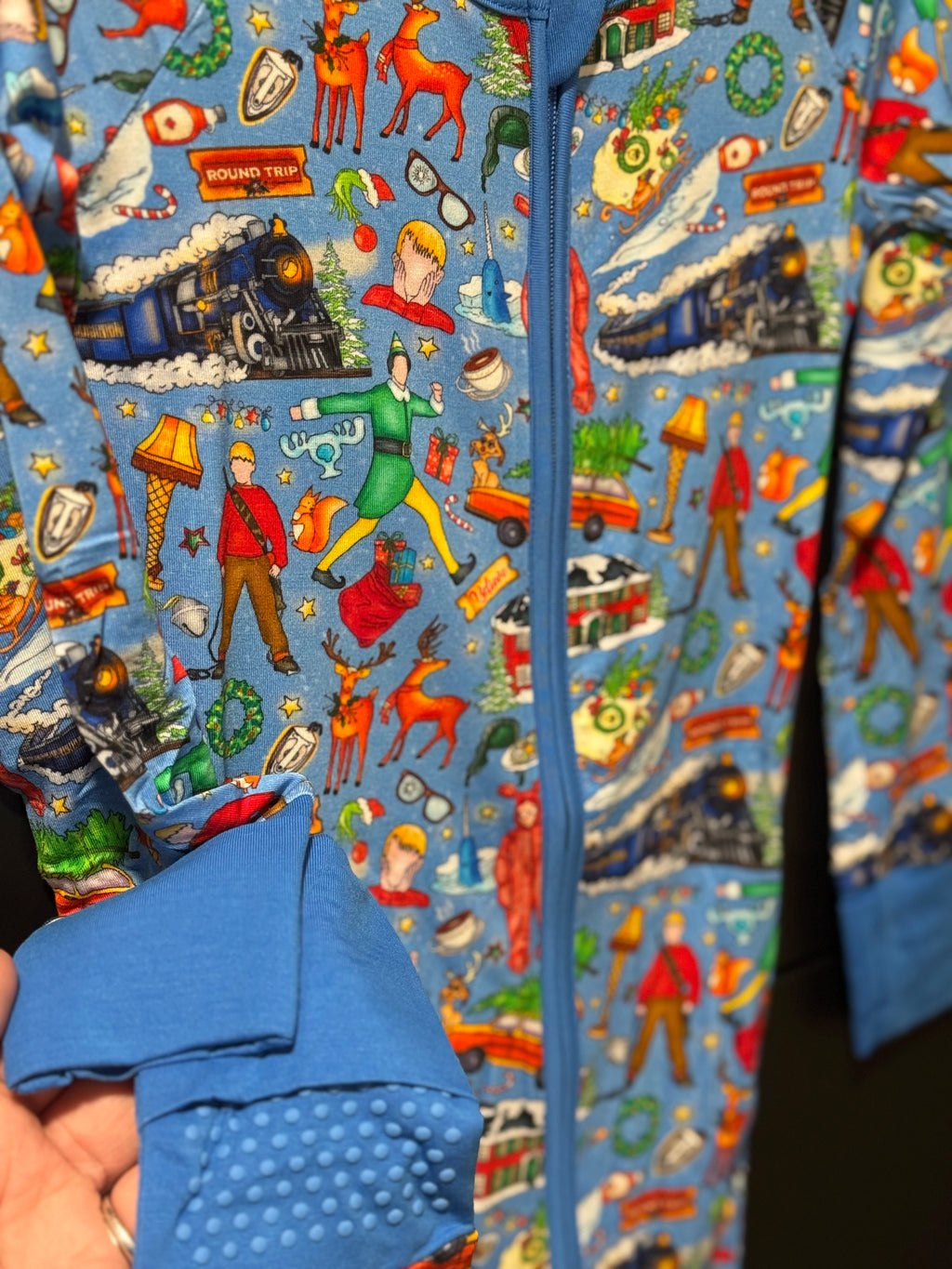 Classic Christmas bamboo zippy