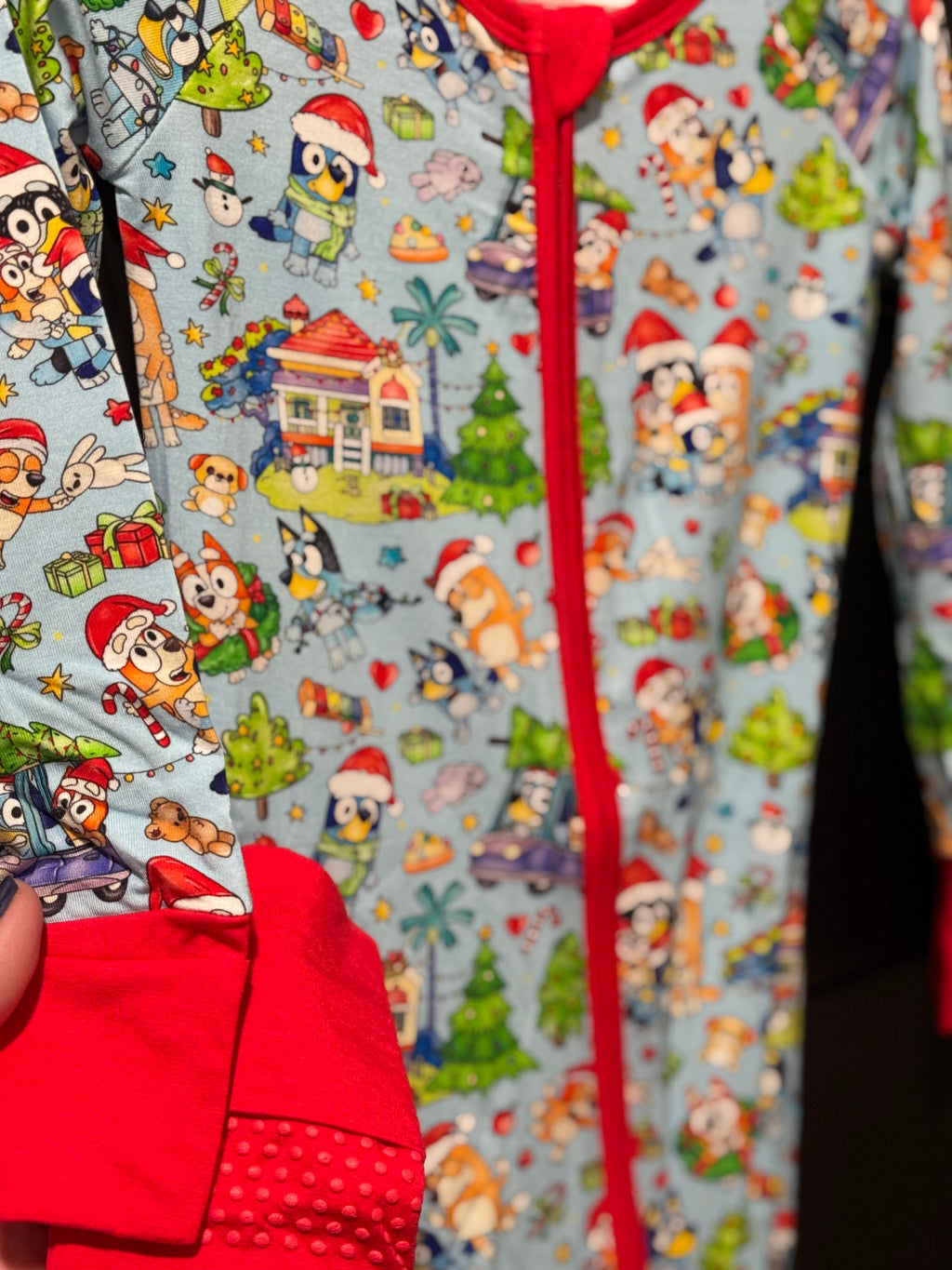 Bluey Christmas Bamboo Zippy