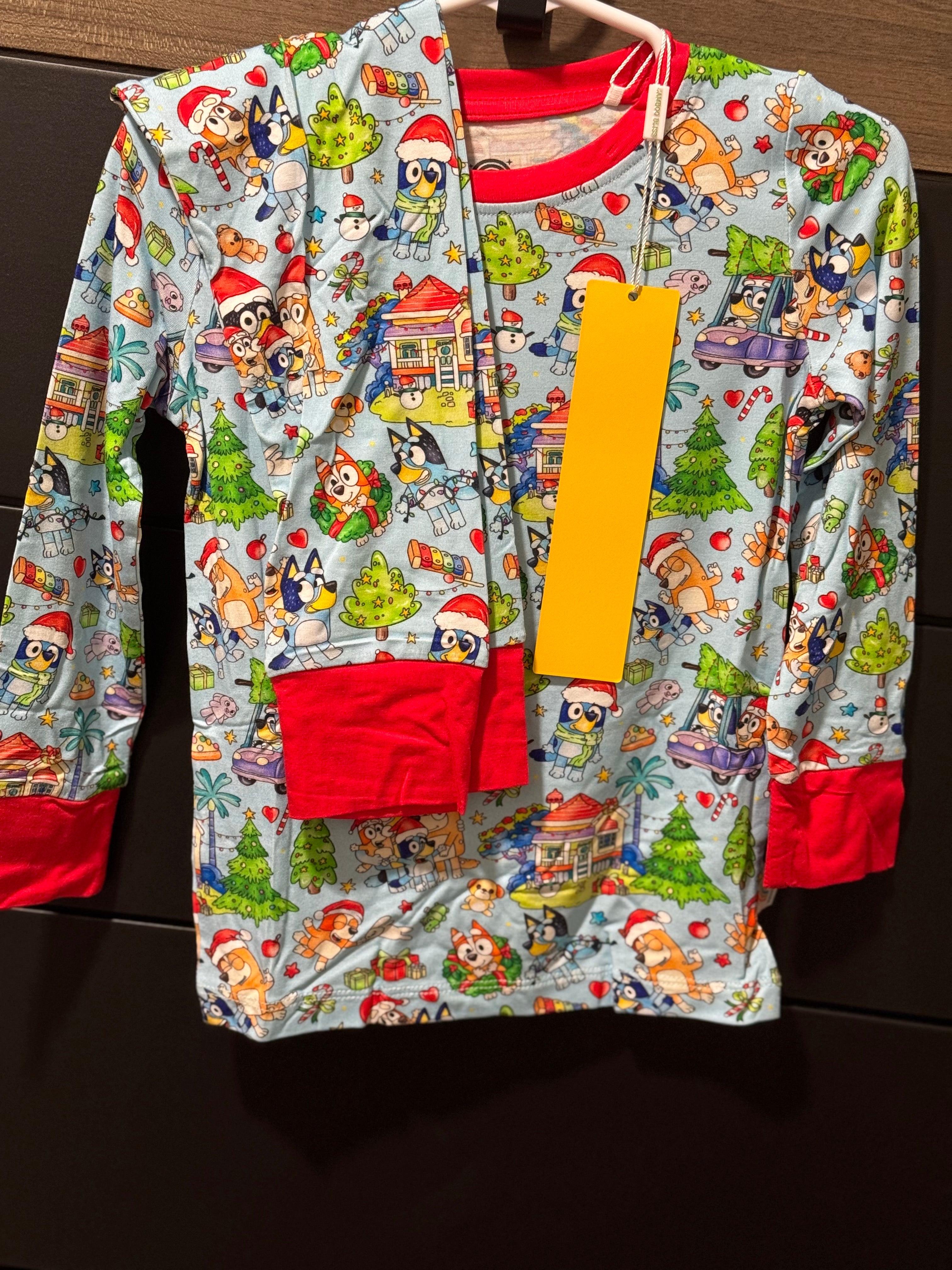 Bluey Christmas Bamboo Set