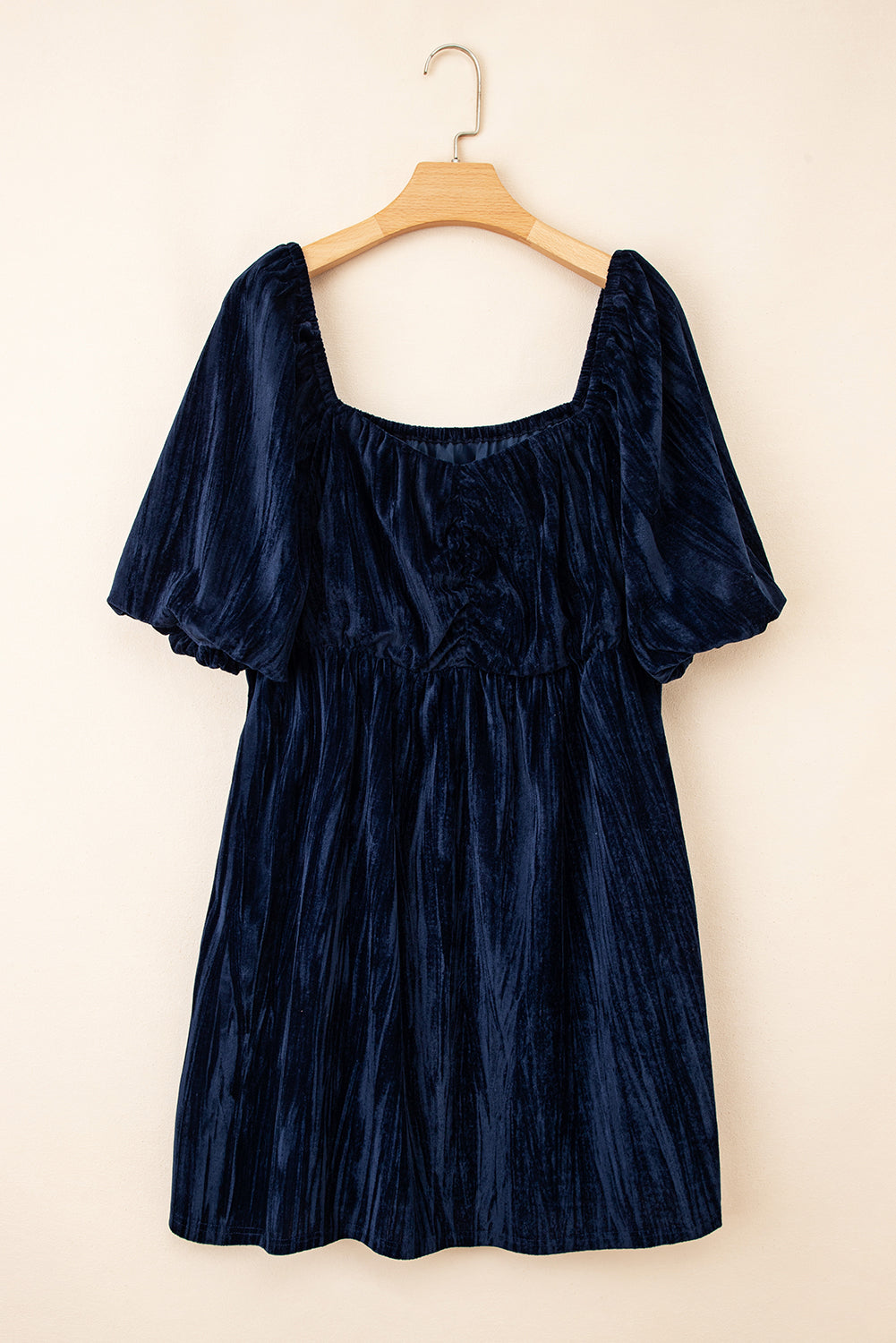 Navy Velvet Plus Size Dress RTS