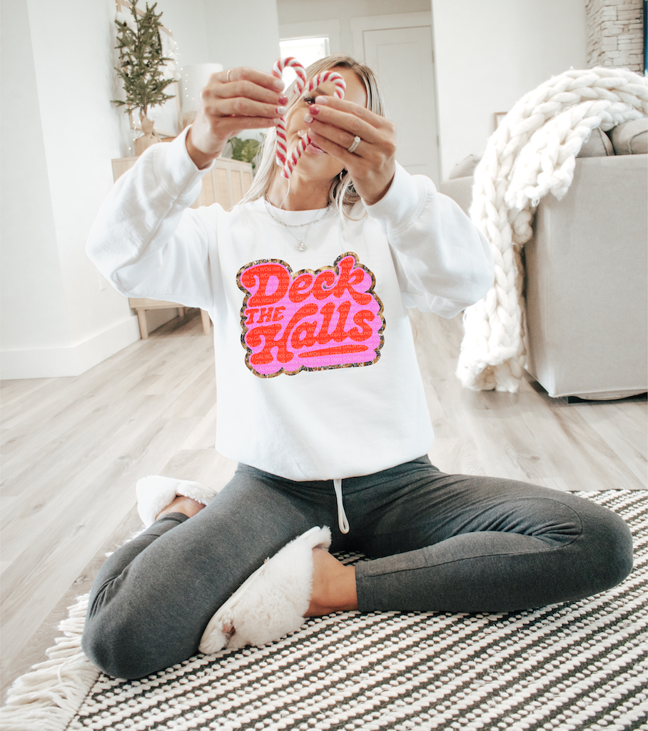 Leopard merry & bright  tee or sweatshirt