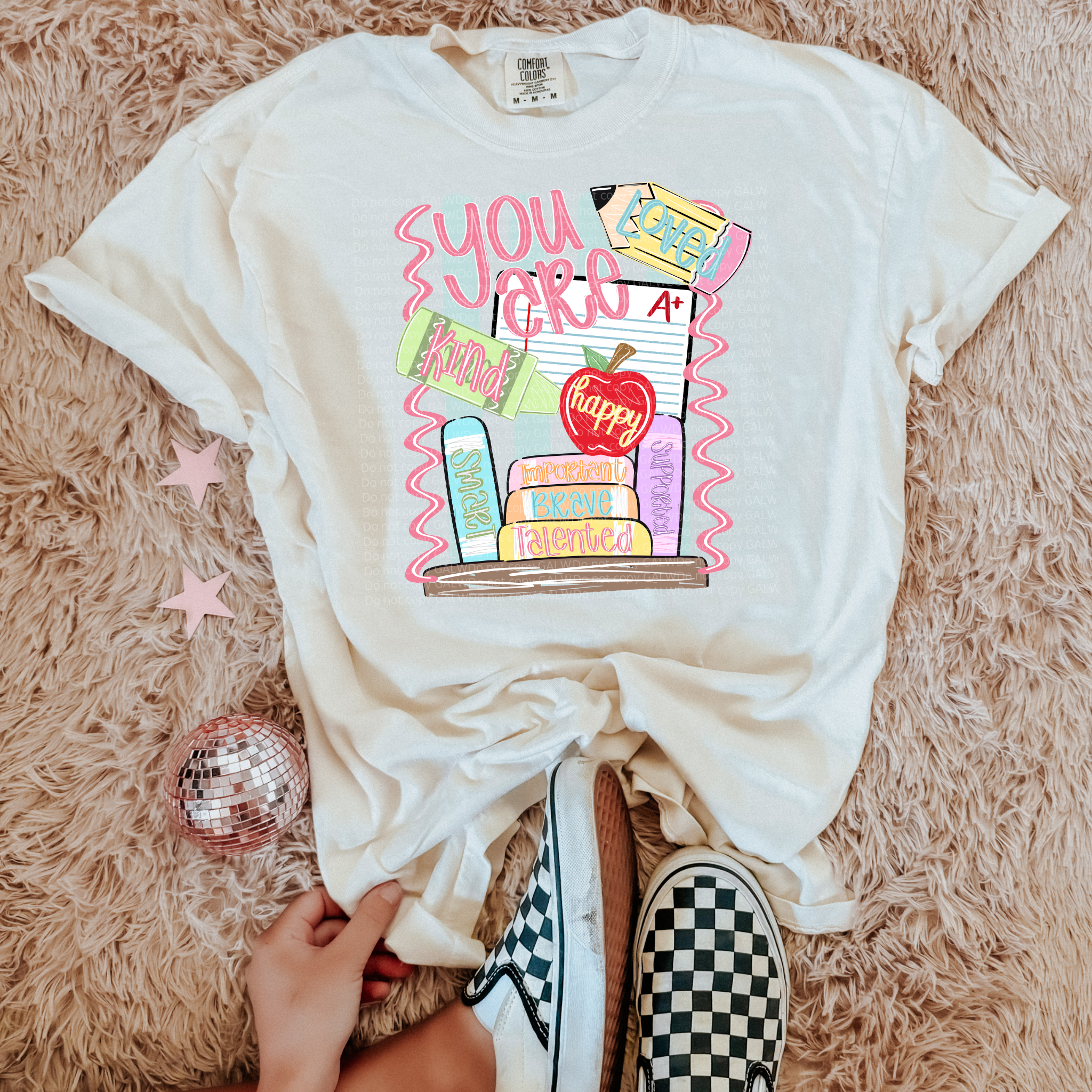 You are teacher words of confirmation tee or sweatshirt